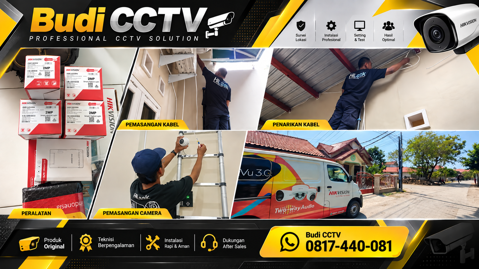 Instalasi CCTV Hikvision untuk Rumah di Batang, Pengaturan Penyimpanan Rekaman yang Optimal