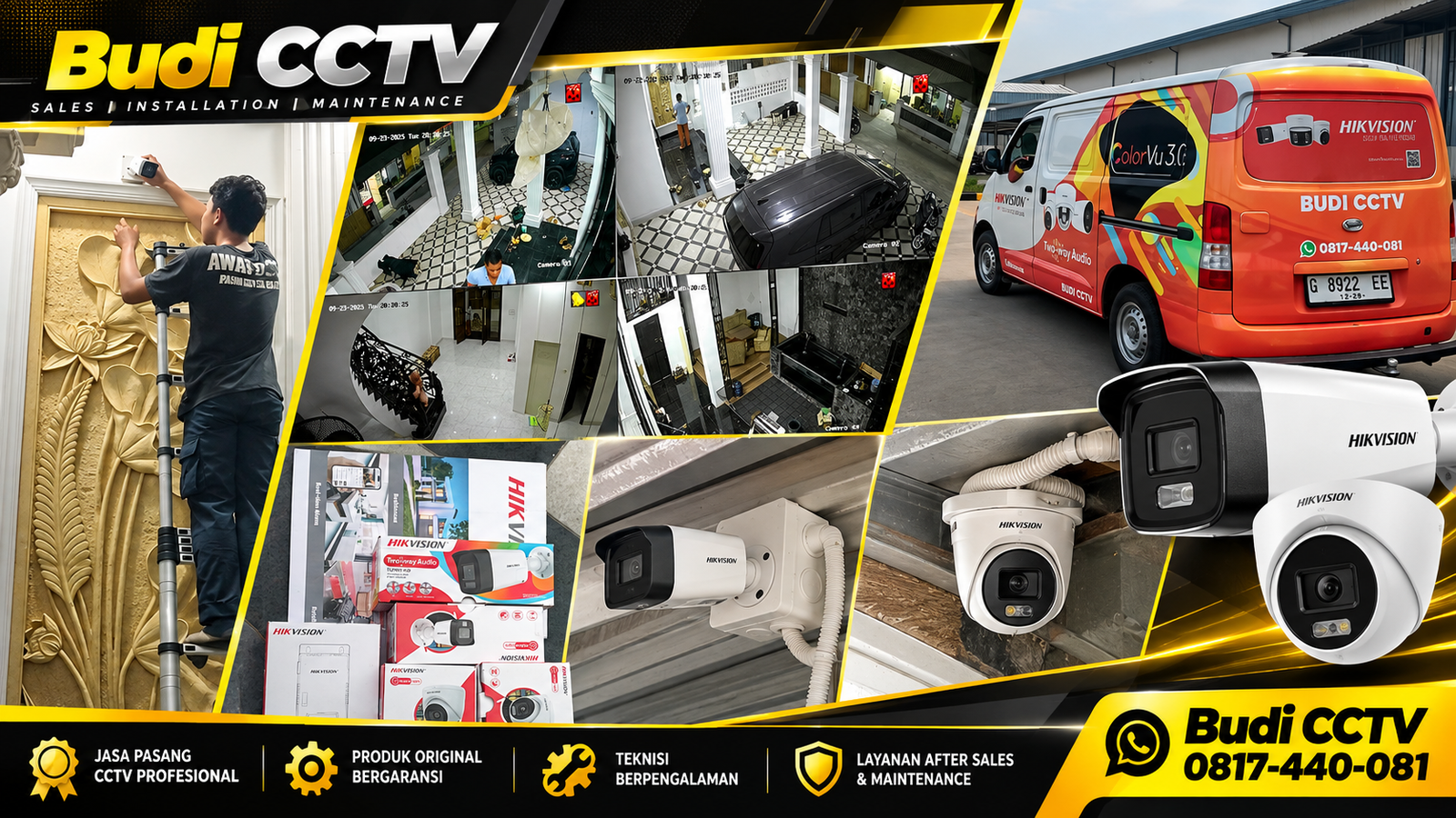Pemasangan CCTV Hikvision pada Rumah Tinggal di Batang