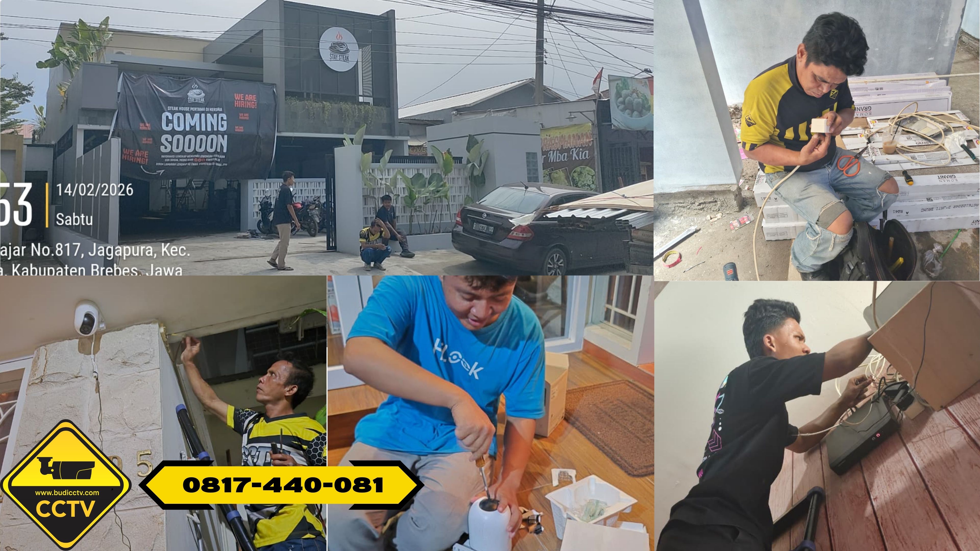 Instalasi CCTV Hikvision 8 Channel 5MP untuk Perusahaan di Kota Pekalongan