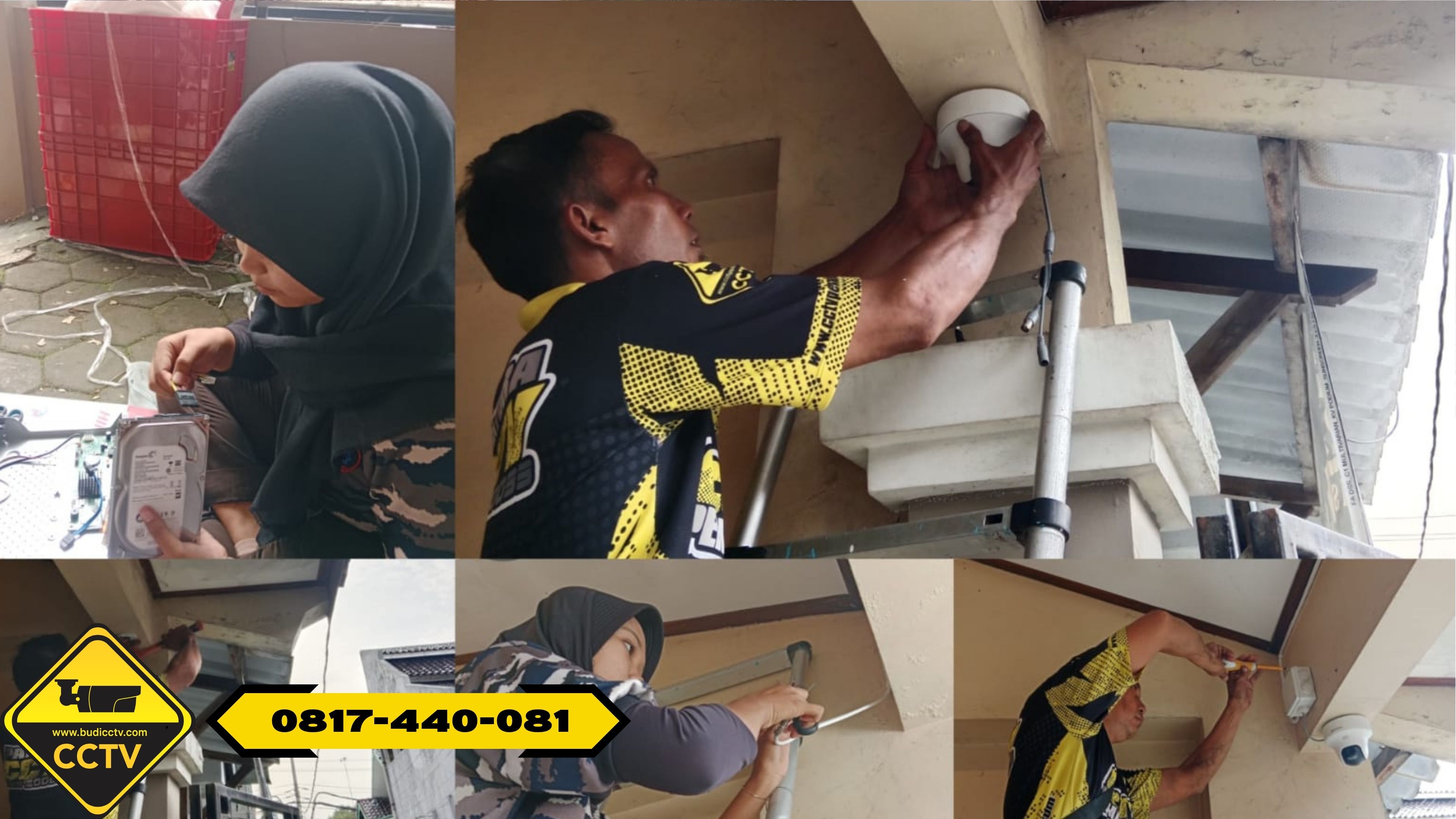 Instalasi CCTV Hikvision 8 Channel 2MP Infrared Full HD di Rumah Batang – Solusi Pengawasan Rumah yang Lebih Aman