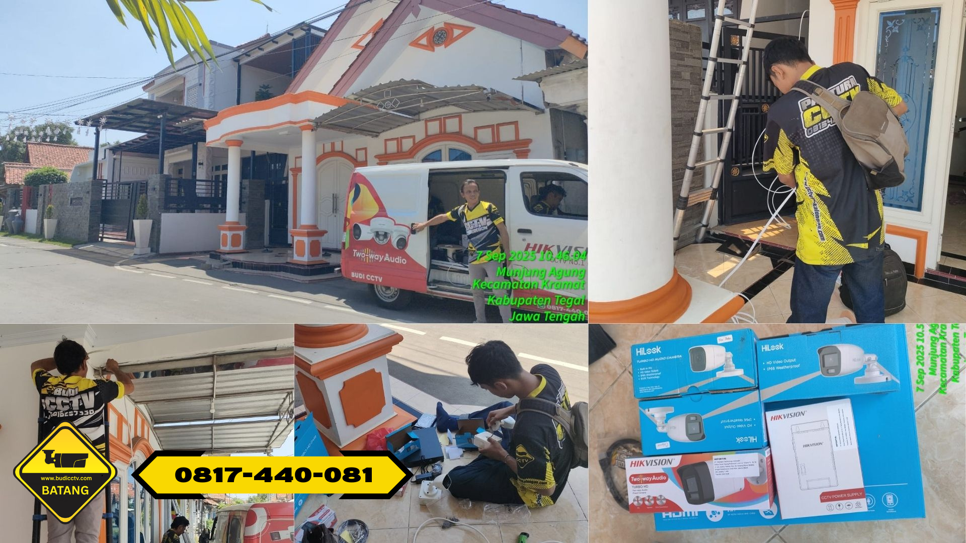 Rumah di Pecalungan Batang Kini Lebih Aman dengan CCTV Hilook dari Budi CCTV